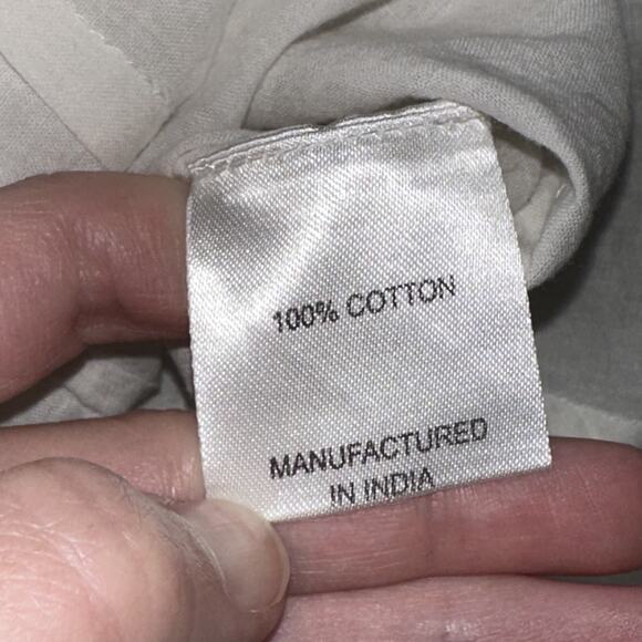 Free People Brenda Knight Women’s Cotton Boho Romantic Top Long Sleeve White XS - Picture 6 of 6